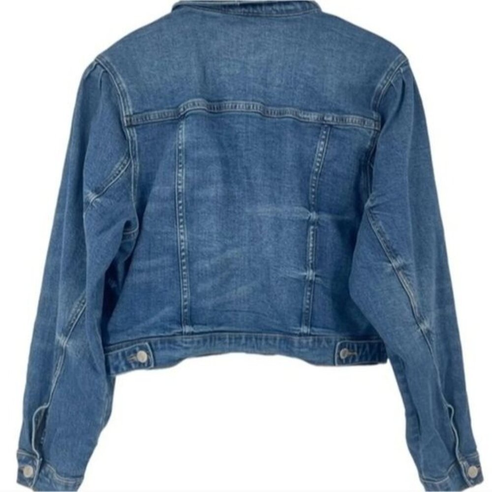 Vervet by Flying Monkey Denim Trucker Jacket Size Small New Jean Classic Women's - Picture 6 of 9